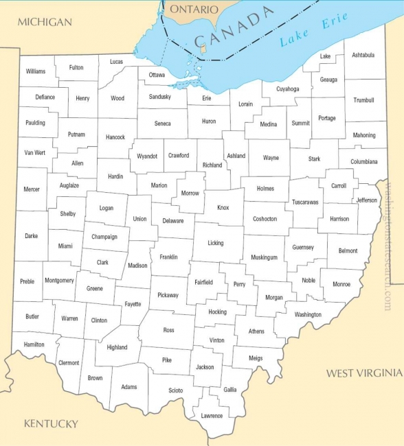 Ohio Counties by Local Board Jurisdictions