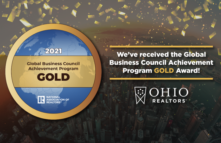 Ohio's Global Business Alliance receives NAR's 'Gold' award