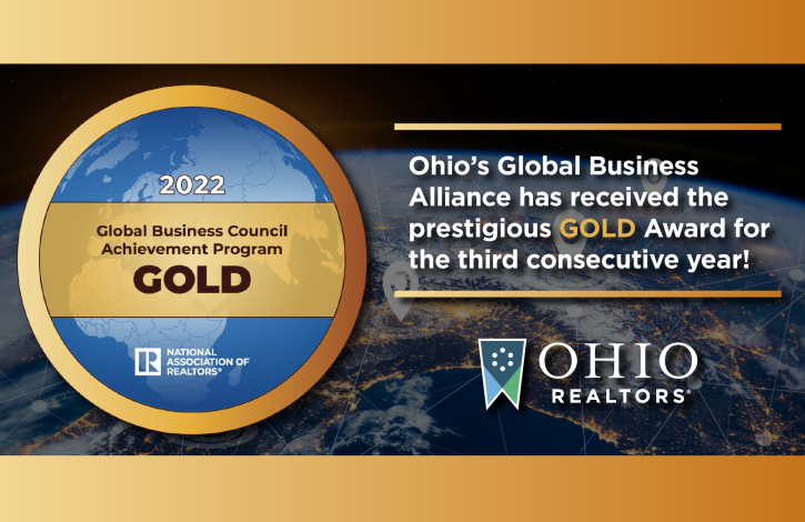 Ohio's Global Business Alliance claims a top NAR honor