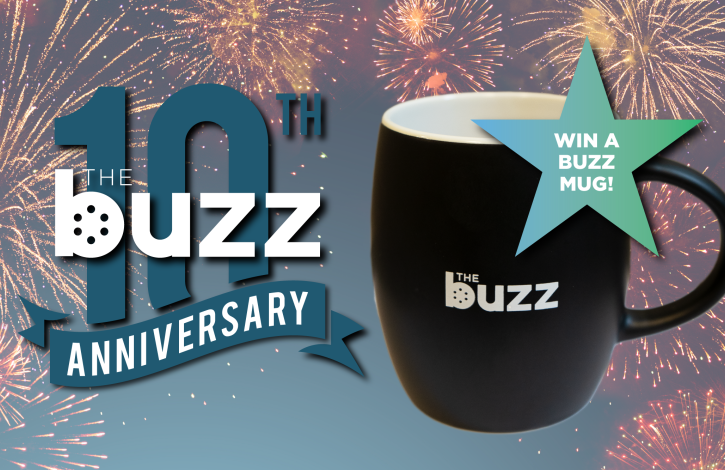Celebrate 10 years of the buzz with a chance to win a mug!