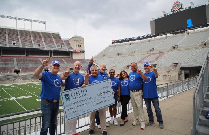 Ohio REALTORS celebrate Riding With The Brand at the 'Shoe