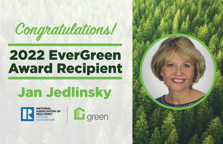 Jedlinsky honored with industry's top 'EverGreen' award