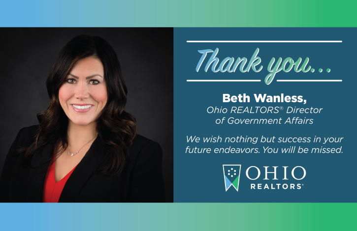 Ohio REALTORS say farewell to Beth Wanless