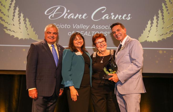 Diane Carnes receives Ohio REALTORS 2022 Mary L. Pollock Lifetime Achievement Award