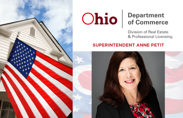An important message to Ohio real estate licensees from Superintendent Petit
