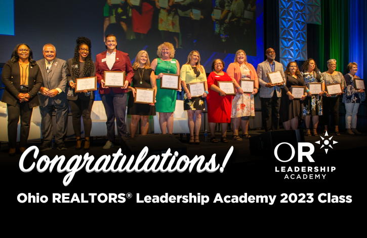 Congratulations to the Ohio REALTORS 2023 Leadership Academy graduating class!