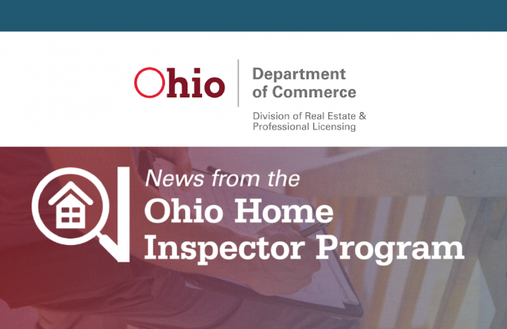 License applications available for Ohio's home inspectors program