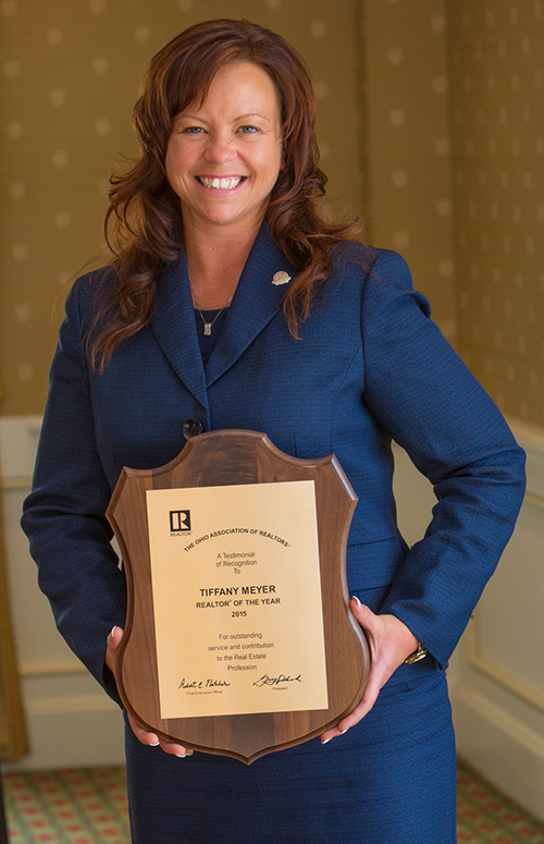 Tiffany Meyer receives OAR's 2015 'REALTOR of the Year' award