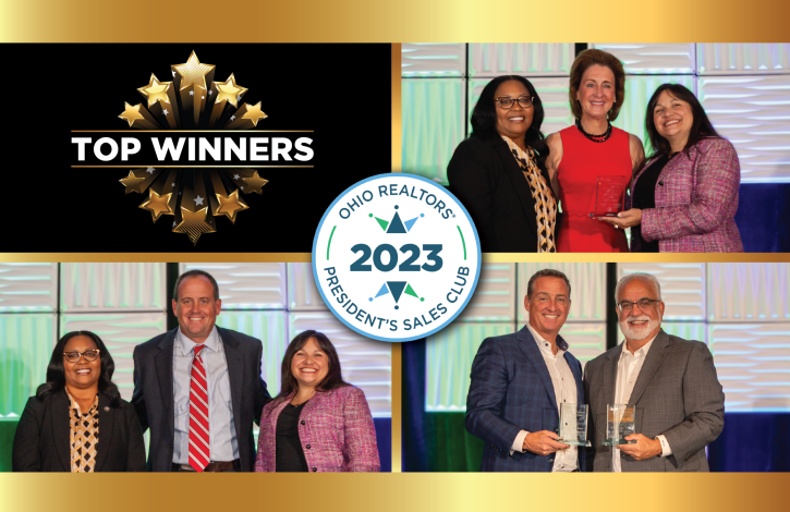 Ohio REALTORS honors its 2023 President's Sales Club 'Top 5' recipients