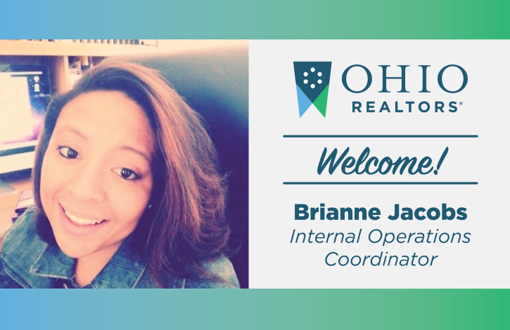 Ohio REALTORS welcomes Brianne Jacobs to its team!