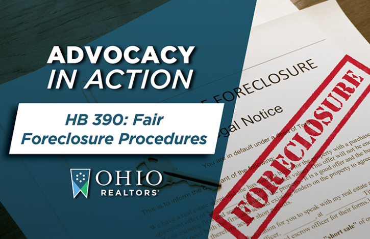 Ohio REALTORS support bill aimed to ensure fair foreclosure procedures